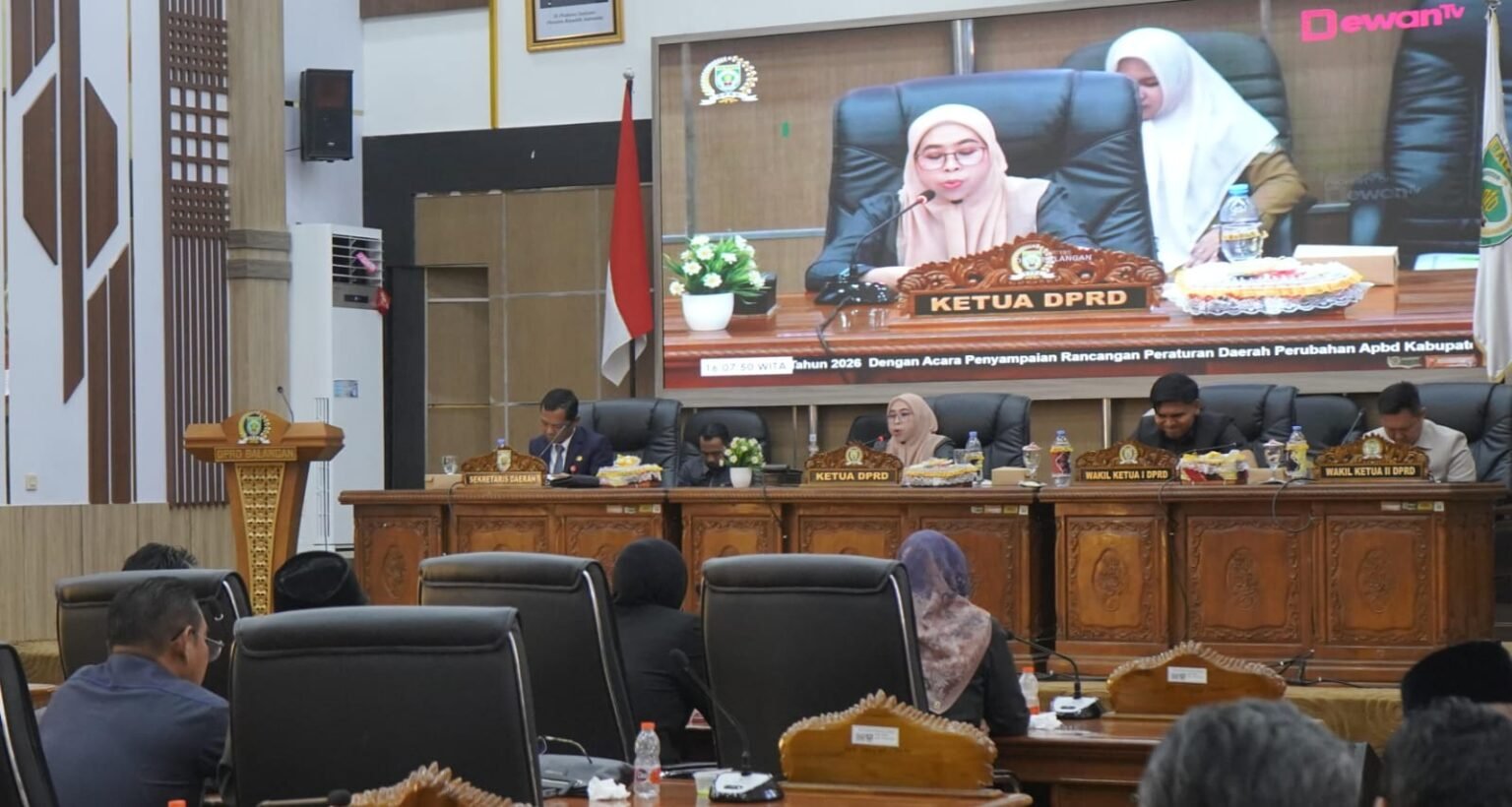 DPRD Balangan Sepakat Lanjutkan Pembahasan Raperda Perubahan APBD 2026